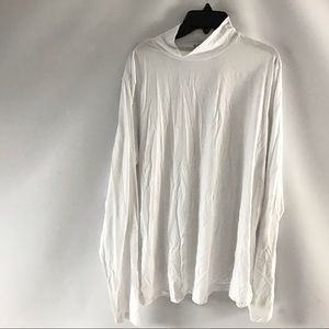Asos Women’s Mockneck Top Size 14 Longsleeve White